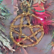 Easy Pipe cleaner Pentacle Ornaments