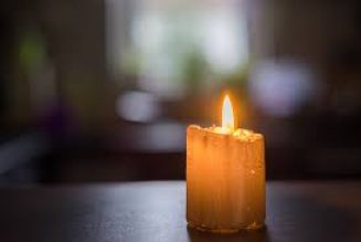 A glass-encased candle burns clean to begin with but ‘dirty’ with a great deal of smoke later