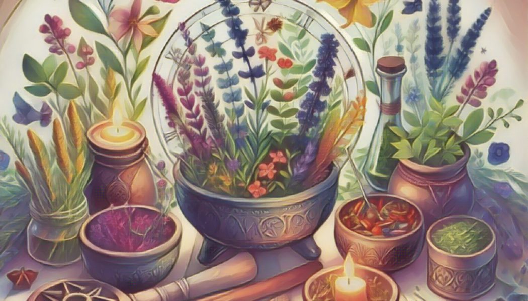 Collecting Herbs for Magical Workings, Asking Permission.