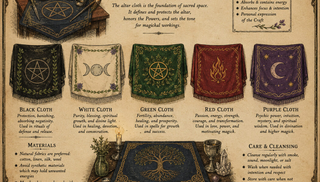 Pagan Witch’s Altar Cloths