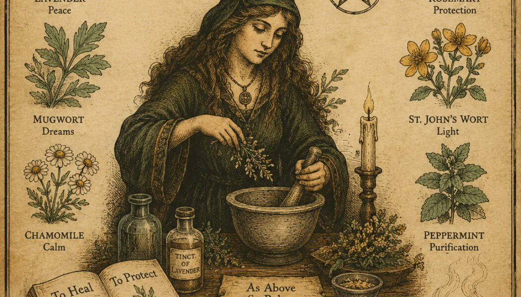 Herbal Magick: The Sacred Power of Plants in Paganism and Witchcraft