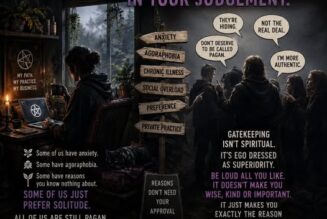 Accusations aimed at Solitary Pagans