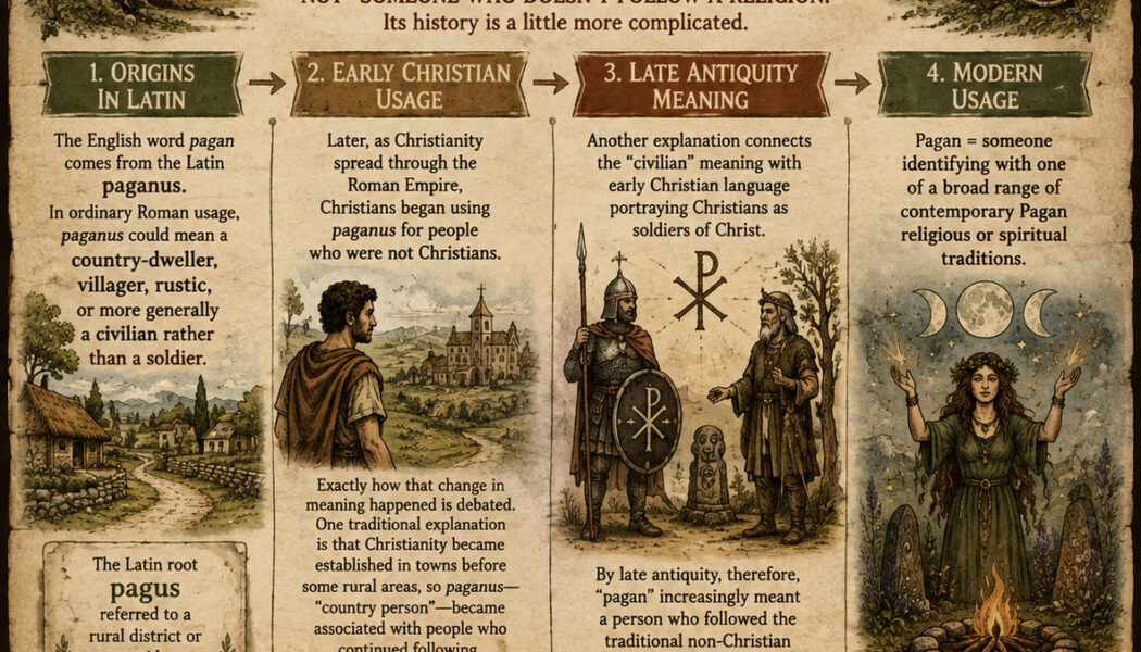 The original meaning of “Pagan”
