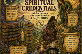 Beware of people whose spiritual degrees/credentials come only from study /courses.
